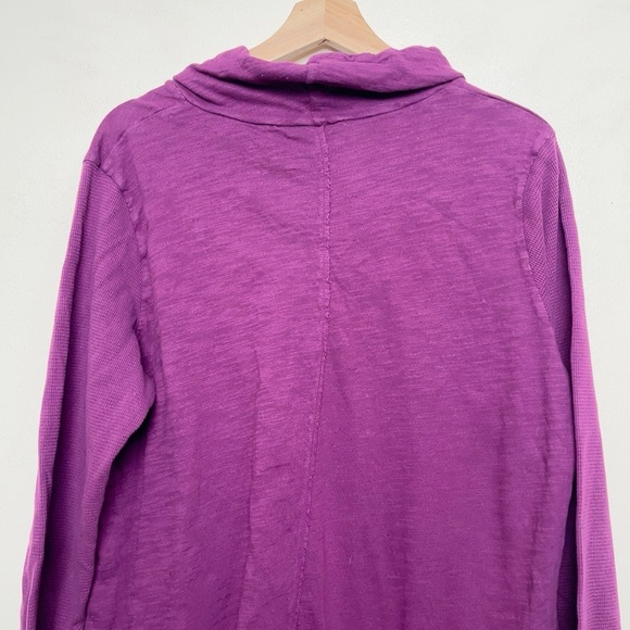 Neon Buddha 1X Cowl Neck Purple Asymmetrical Hem Tunic In Purple - Picture 7 of 10